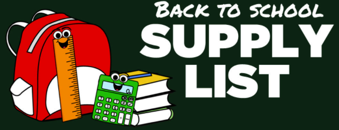 Back to school supply list icon 